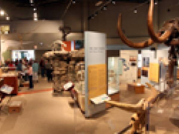 The old Corridor of Time at the Heritage Center