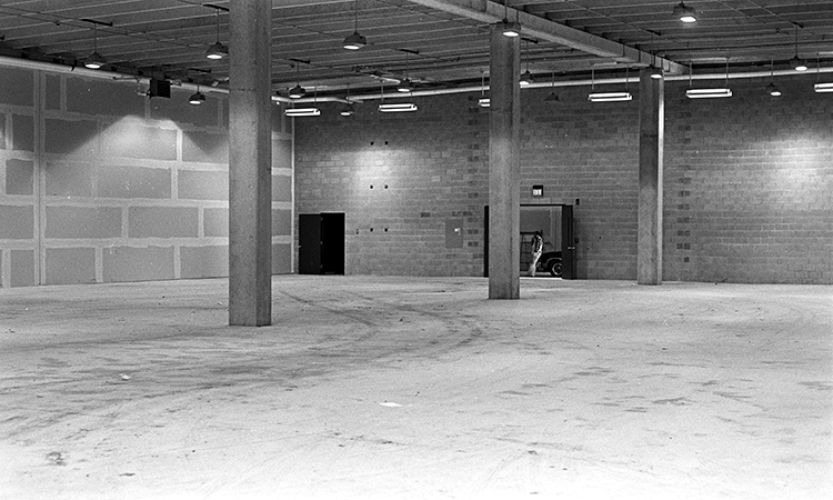 old photo of Wilson M. Laird Core & Sample Library warehouse