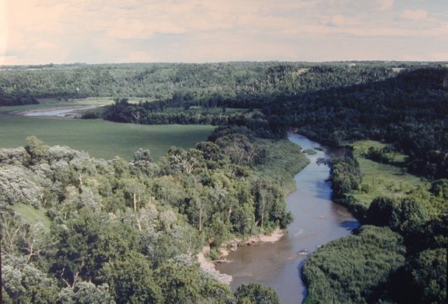 Pembina river gorge overlook