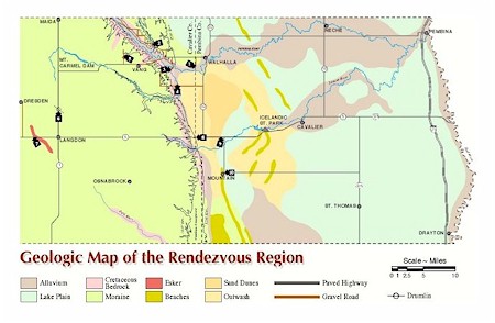 Geologic Map of the Rendezvous Region