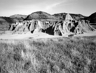 The badlands of southwestern North Dakota are carved into an astonishing variety of unusually shaped landforms.
