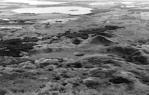 Devils Heart Butte, located south of Devils Lake in Benson County, North Dakota.