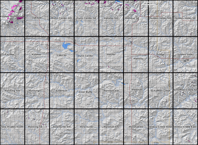 Kldr Map North Dakota Geological Survey