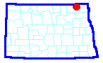 Map showing location of fuller's deposit