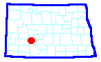 Map showing location of clay pits