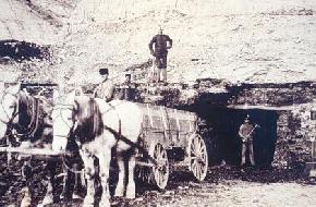 This photograph of the Bob Miller mine near Williston was taken in 1902 or 1903. 