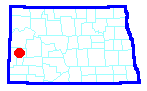 Location Map Billings County