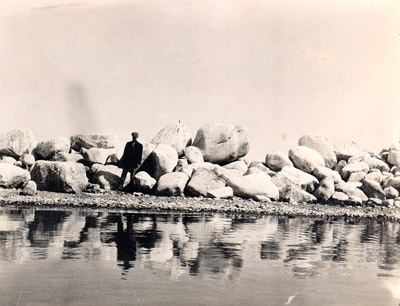 Pile of large erratics